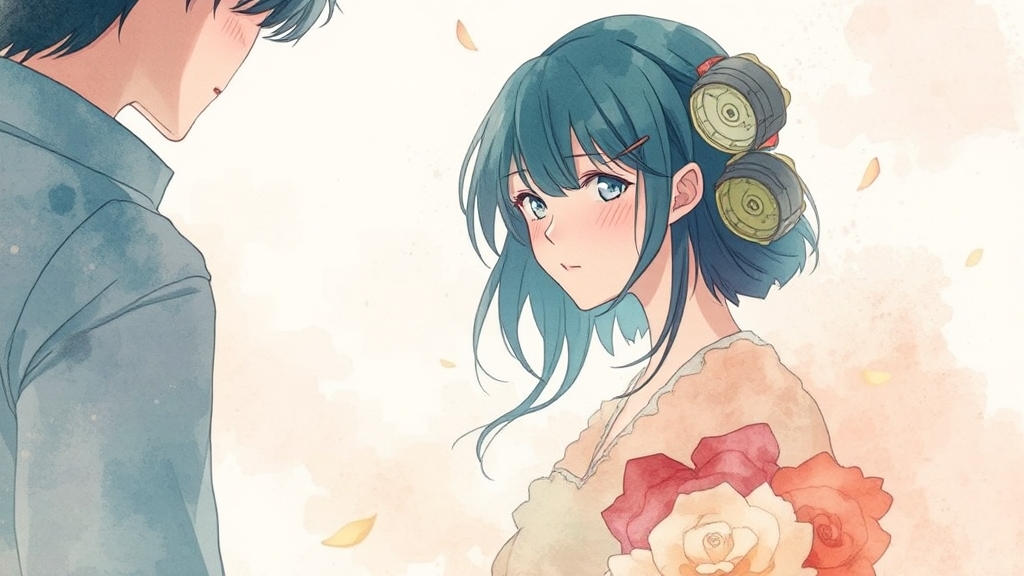 스토리 전개 방식 비교 (watercolor 스타일)