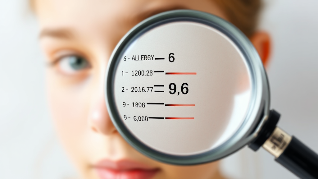 MAST 알레르기 검사 A to Z 6 MAST 검사 결과, 어떻게 해석할까? (realistic 스타일)