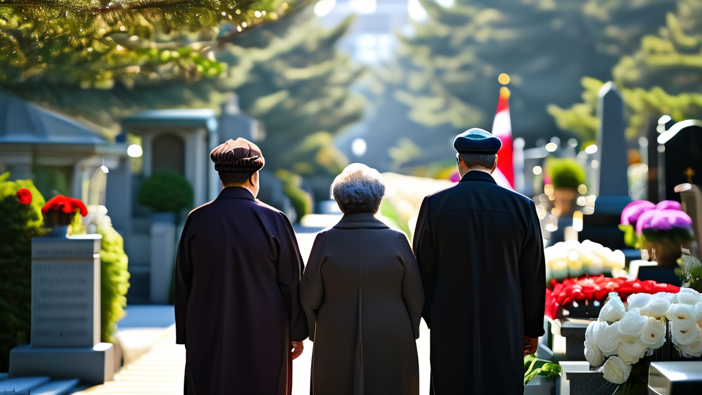 부친상 관련 상세 정보: 빈소, 발인, 장례 절차 (realistic 스타일)