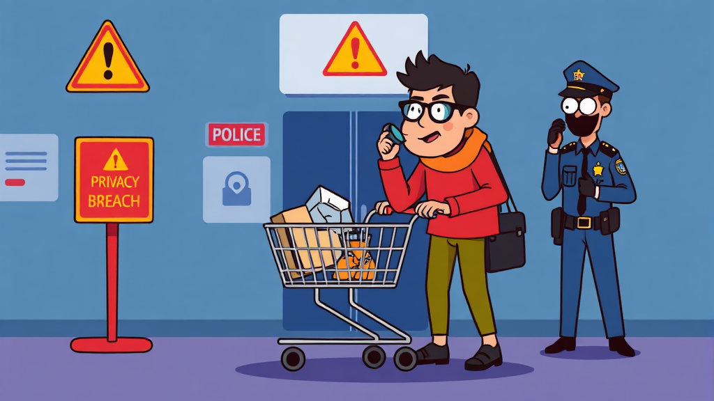 소송 및 소비자 대응 (cartoon 스타일)