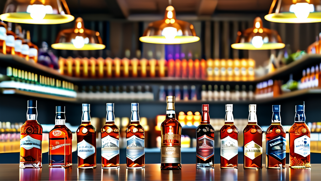 조니워커 블루라벨: 가격 비교와 구매처 분석 (realistic 스타일)