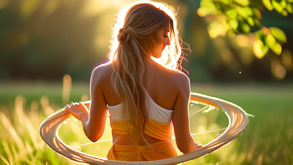 나에게 맞는 훌라후프 운동법 찾기 (realistic 스타일)