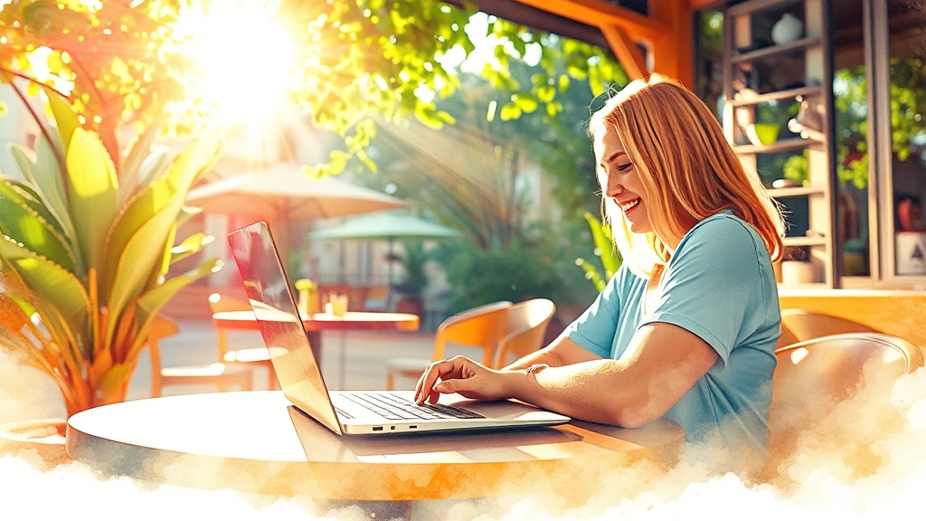 배터리 & 발열: 이동형 작업의 자유 (watercolor 스타일)