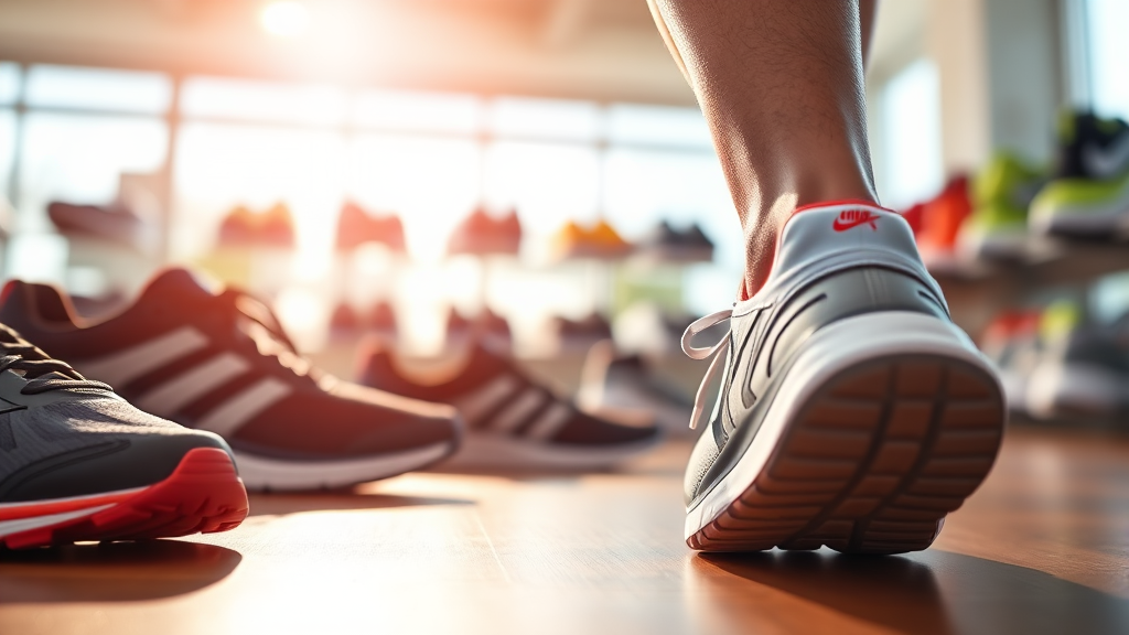 러닝화 구매 가이드: 브랜드별 특징과 착화 비교 (realistic 스타일)