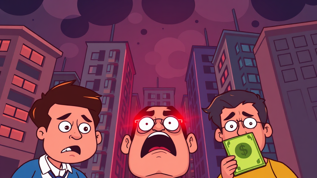 추가 분담금 발생 원인과 대응 (cartoon 스타일)