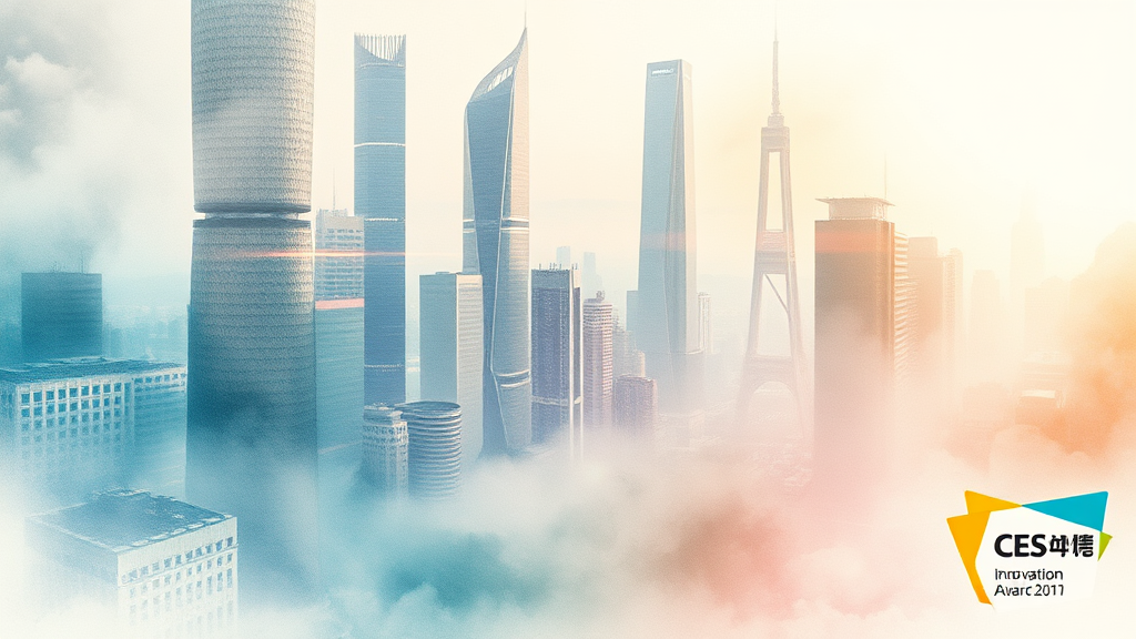 CES 혁신상 의미와 한국 AI 산업의 발전 방향 (watercolor 스타일)