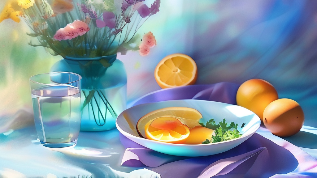 일상에서 바로 실천하는 저혈압 관리법 (watercolor 스타일)