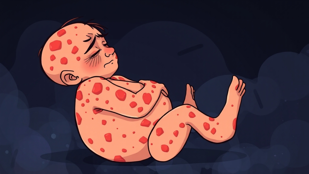 대상포진, 왜 생길까요? (cartoon 스타일)