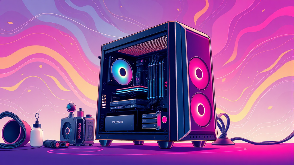 나에게 맞는 PC 구성 (illustration 스타일)