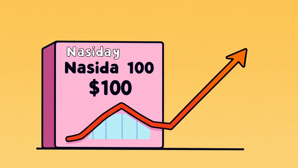 QQQI 주가 및 성과 (cartoon 스타일)