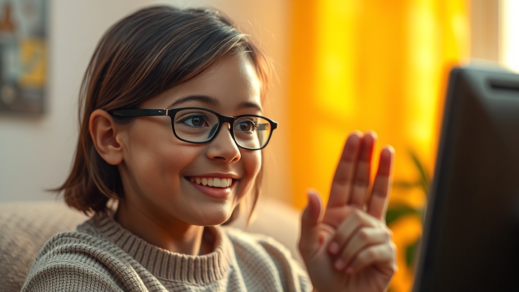 장애인을 위한 교육 지원 (realistic 스타일)