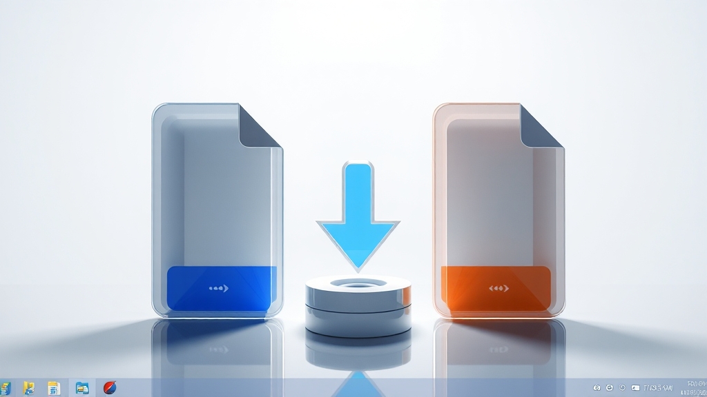 대용량 파일, 이렇게 다운로드하세요! (realistic 스타일) (재시도)