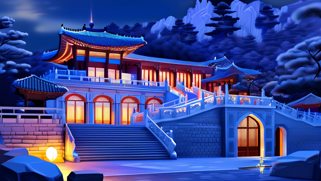 낮과는 다른 석조전의 매력 (realistic 스타일)