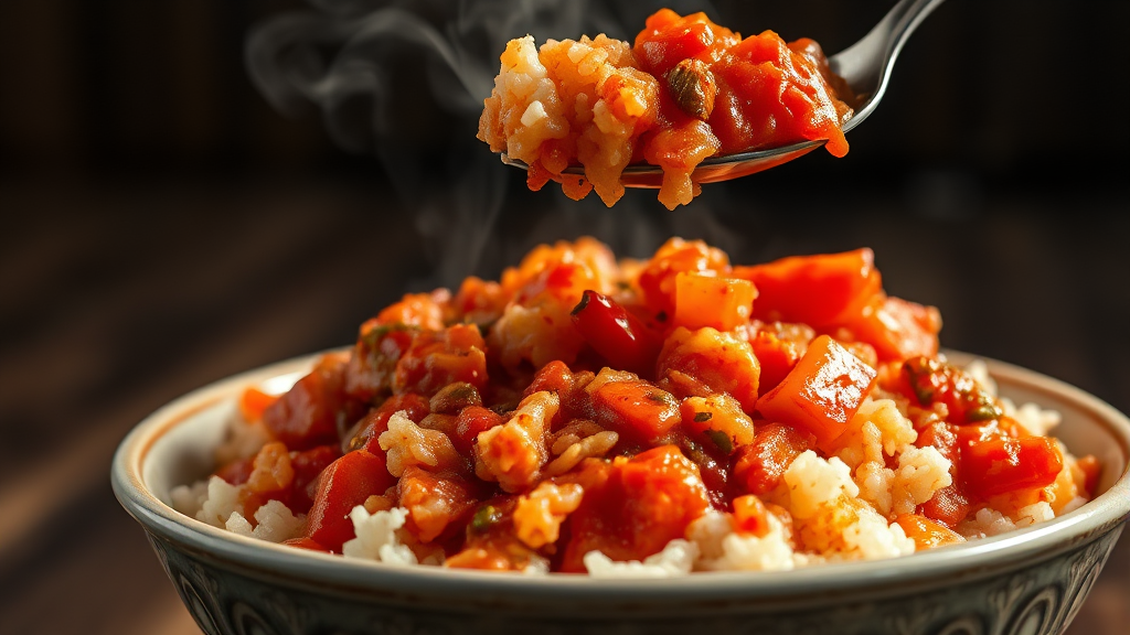 볶음밥, 무조건 드세요! (realistic 스타일)