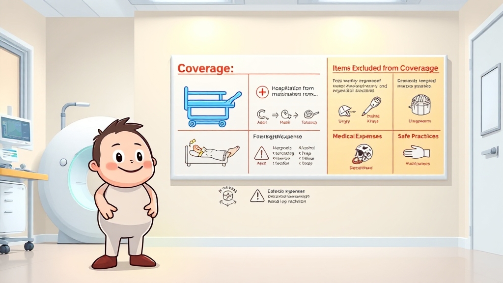 실손보험, 어디까지 보장될까? (cartoon 스타일)