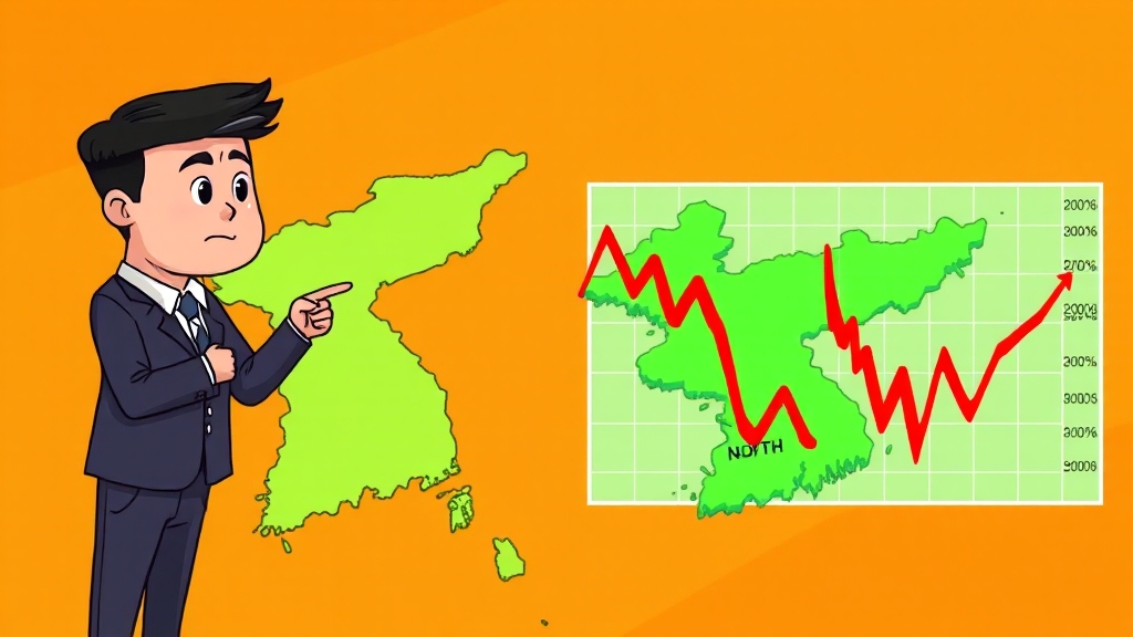 대북관련주 투자 시 유의사항 (cartoon 스타일)