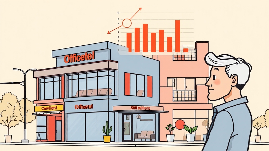 50대를 위한 소형 아파트 부동산 투자 A to Z: 안정 수익에서 위험 관리까지 3 50대를 위한 수익형 부동산 전략 (cartoon 스타일)