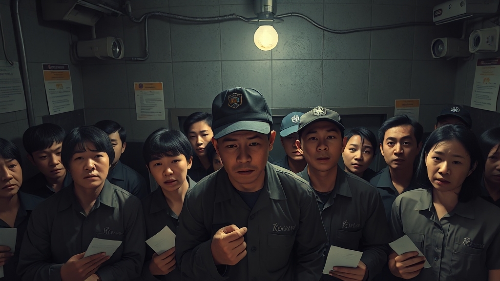 한국인 근로자 체포 사건 심층 분석 (realistic 스타일)