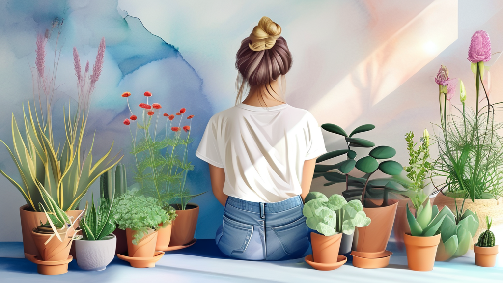 대상포진 후유증, 신경통 관리와 면역력 회복 전략 (watercolor 스타일)