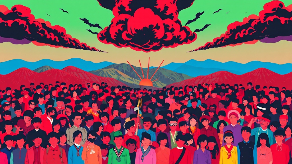한국 경제에 미치는 구체적 영향 (popart 스타일)