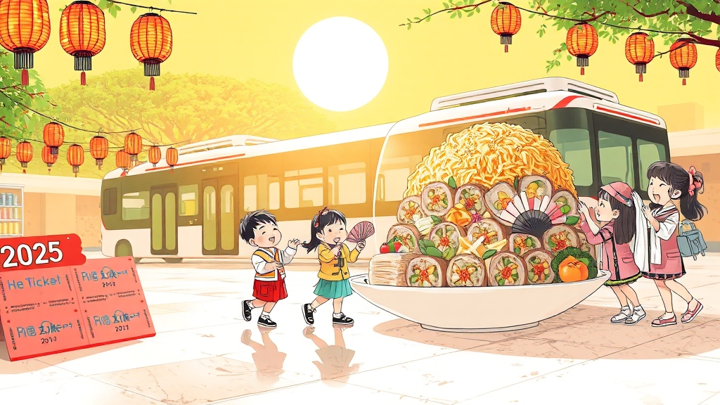 축제 100% 즐기기 꿀팁 (illustration 스타일)