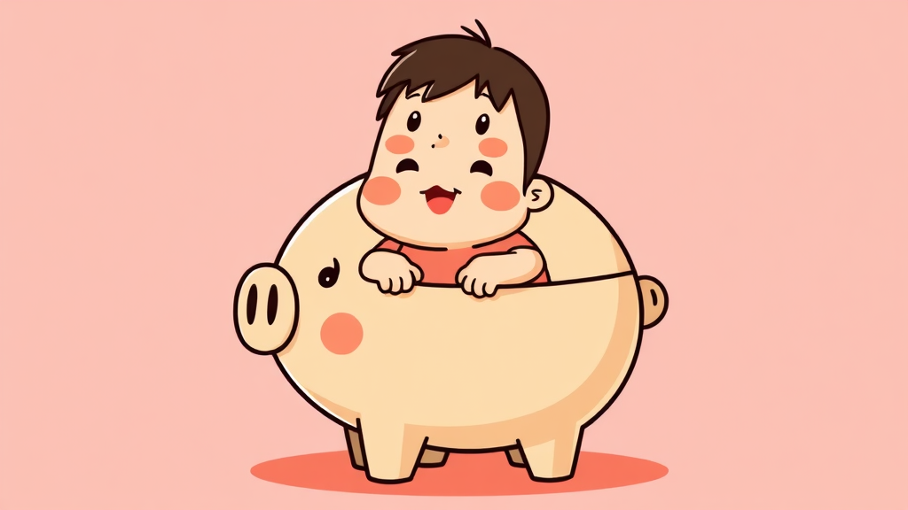 우리아이적금 소개 및 특징 (cartoon 스타일)