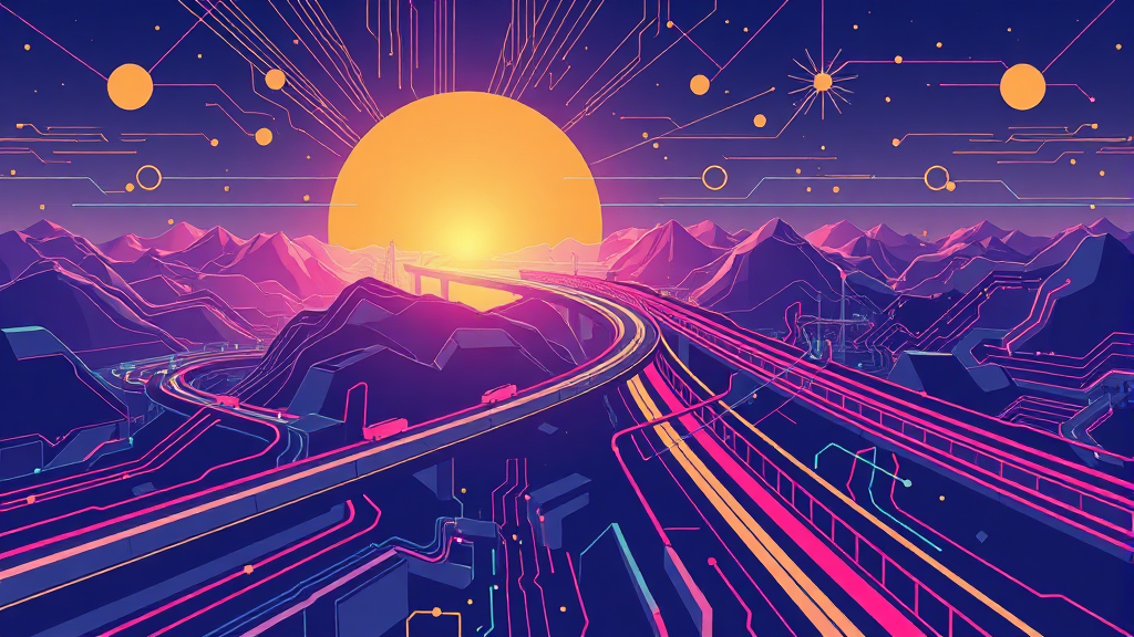 AI 반도체 생태계와 HBM의 역할 (illustration 스타일)