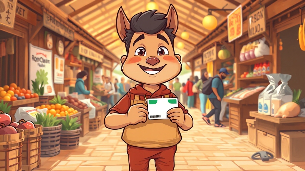 전용 카드 발급 및 사용법 (cartoon 스타일)