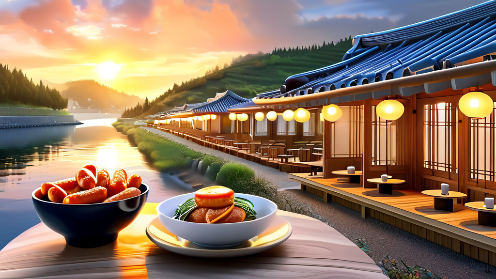 두물머리 주변 맛집 & 카페 탐방 (realistic 스타일)