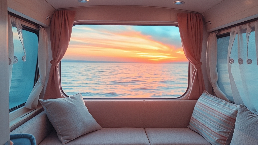 객실별 특징 및 명당 자리 추천 (watercolor 스타일)