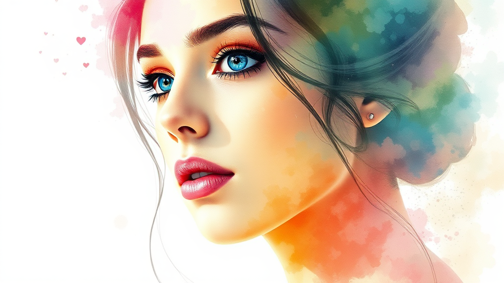 나노바나나 프로 활용 예시 (watercolor 스타일)