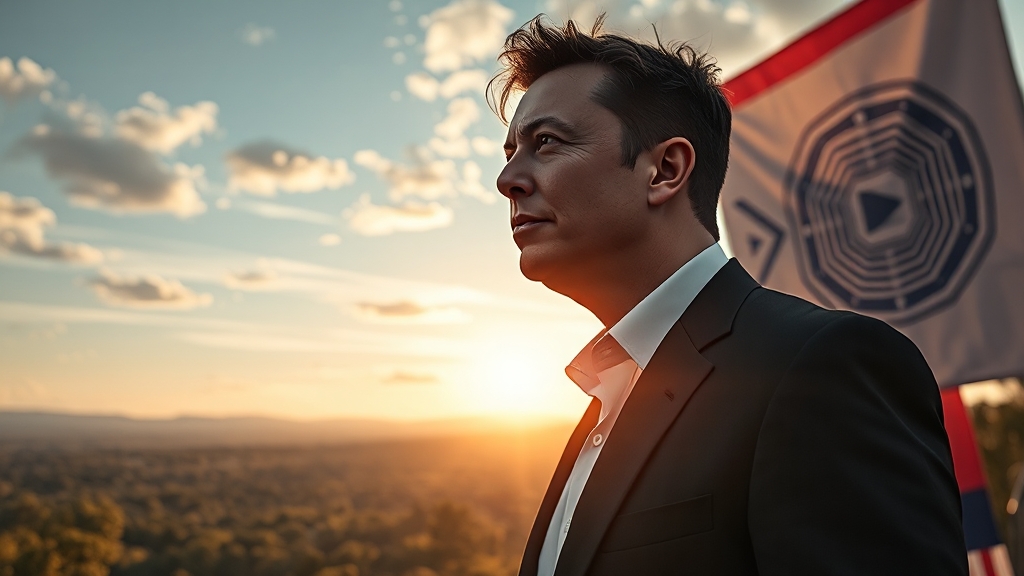 머스크의 정치 활동 재개와 향후 시나리오 (realistic 스타일)