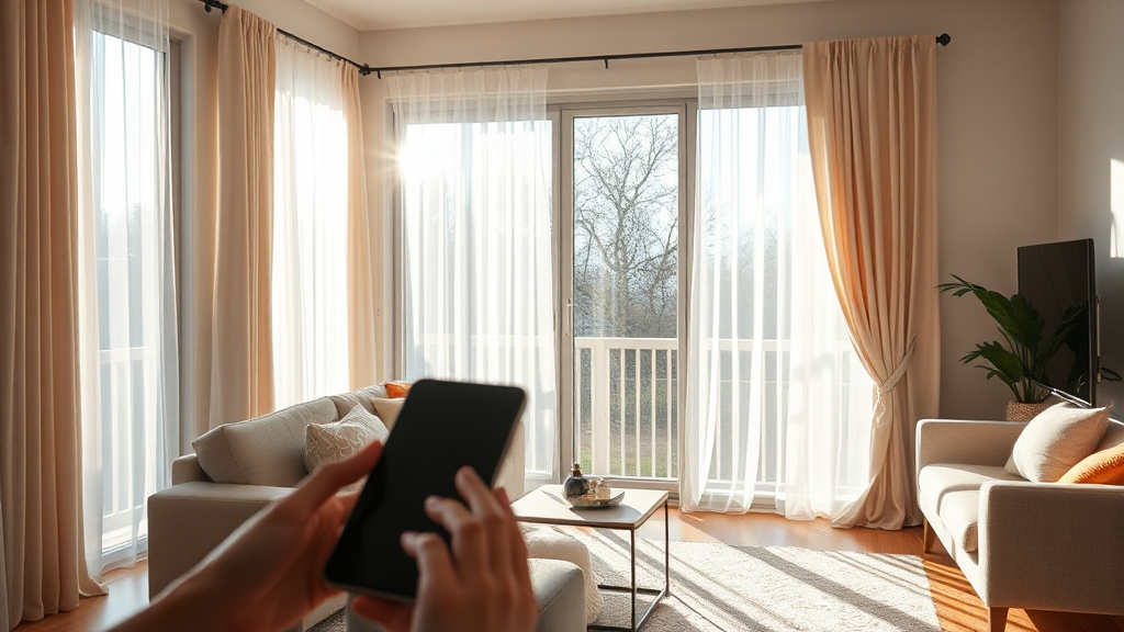 전동 커튼 사용 후기 & 장단점 (realistic 스타일)