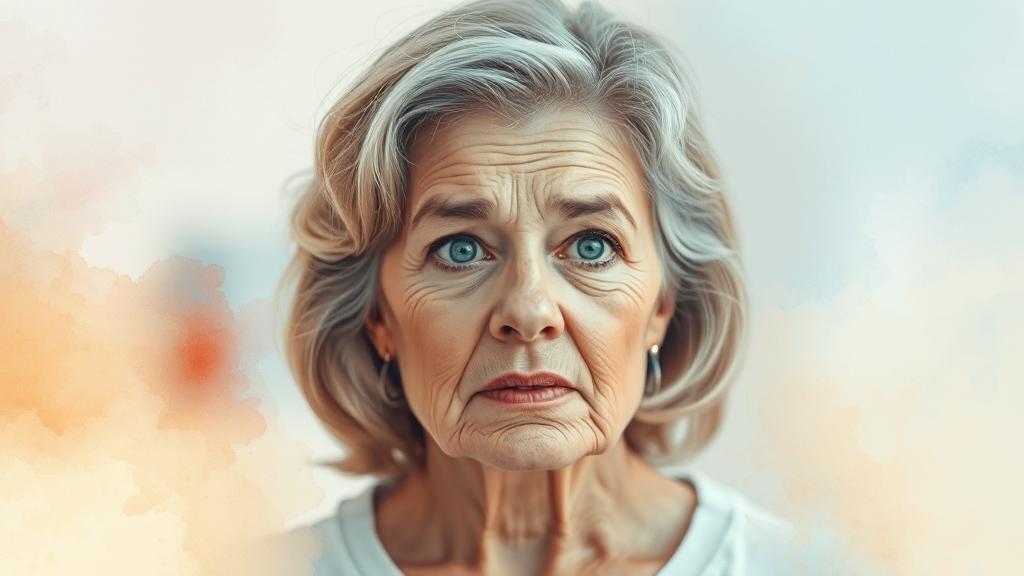 이석증, 병원 방문이 필요한 경우 (watercolor 스타일)