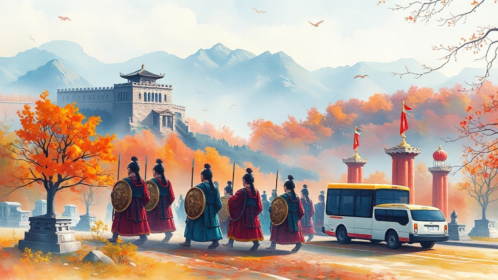 축제 장소 & 교통 정보 (watercolor 스타일)