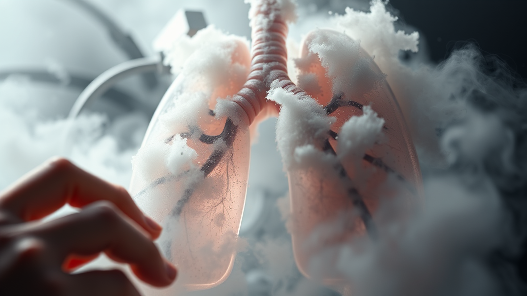 미세먼지, 건강 위협부터 완벽 대처법까지 A to Z 3 미세먼지, 무엇이 문제일까요? (realistic 스타일)