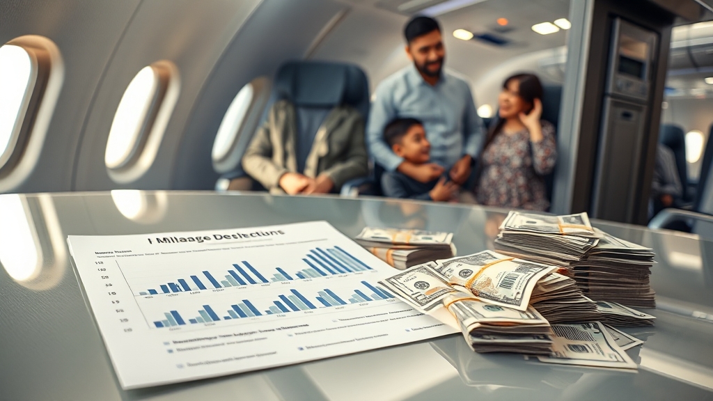 마일리지 효율적 사용 팁 (realistic 스타일)