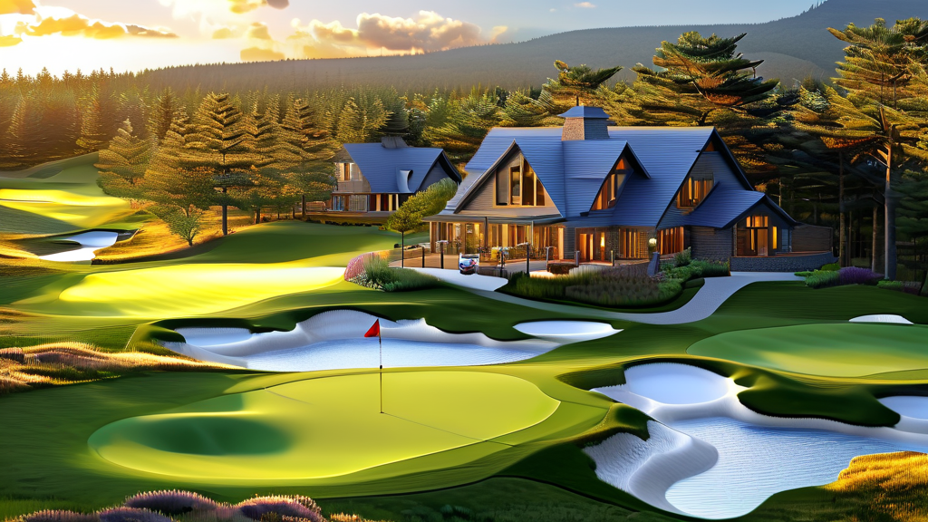 골프 여행의 완성: 주변 관광 및 접근성 정보 (realistic 스타일)