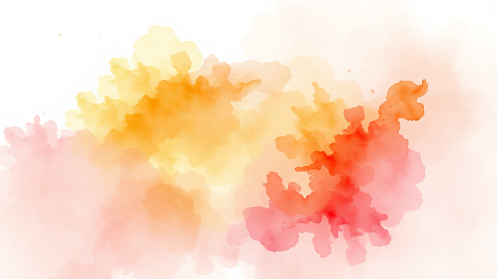 안전한 섭취를 위한 주의사항 (watercolor 스타일)