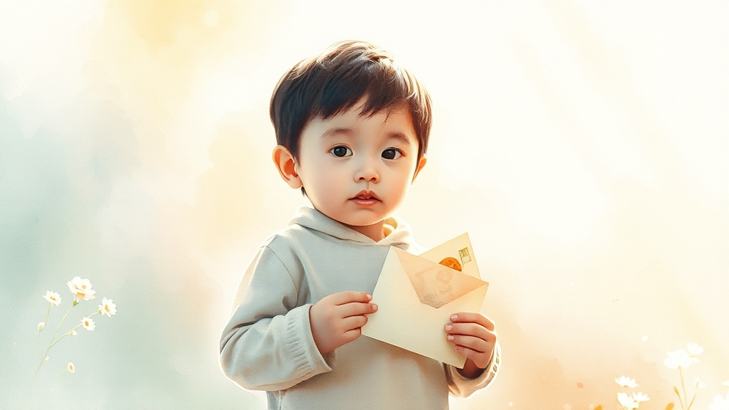 언제 받을 수 있나요? 자녀장려금 지급일정 (watercolor 스타일)