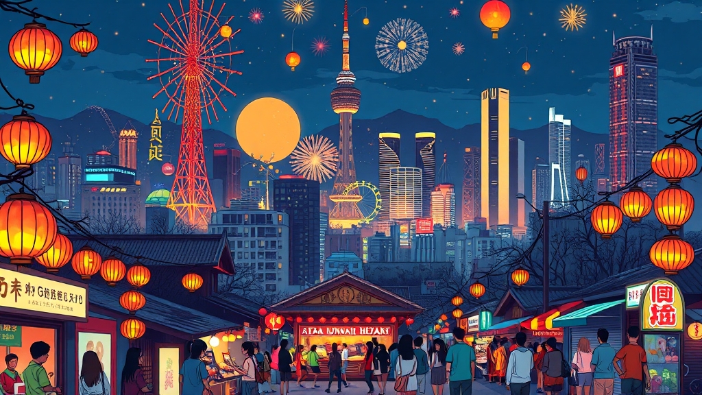 짧고 굵게! 추천 단거리 여행지 (cartoon 스타일)