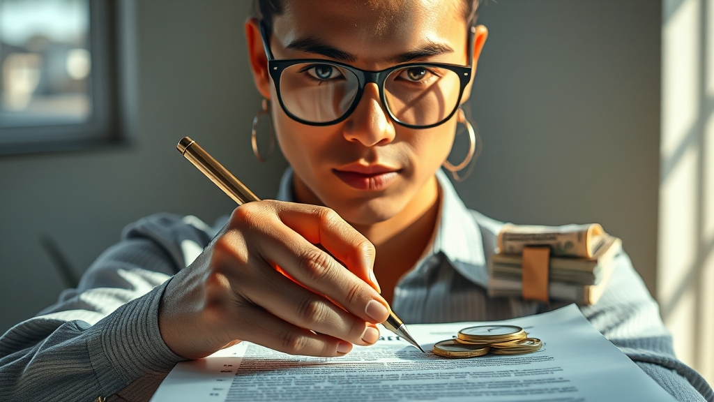 근로계약서 필수 항목 (realistic 스타일)