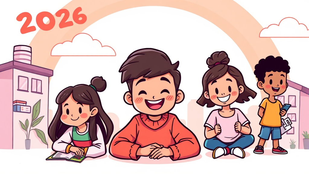 지원금 종류 및 규모 (cartoon 스타일)