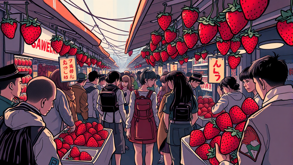 딸기시루 관련 이슈 (illustration 스타일)