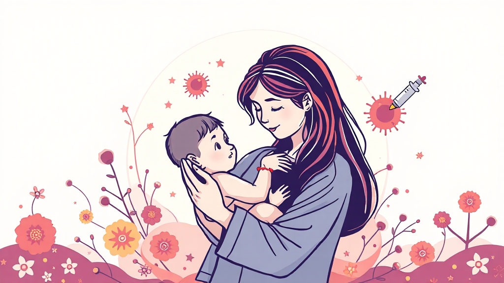 RSV 백신 종류, 효과, 안전성 비교 (illustration 스타일)