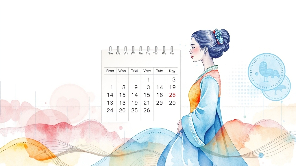 기간, 언제까지인가요? (watercolor 스타일)