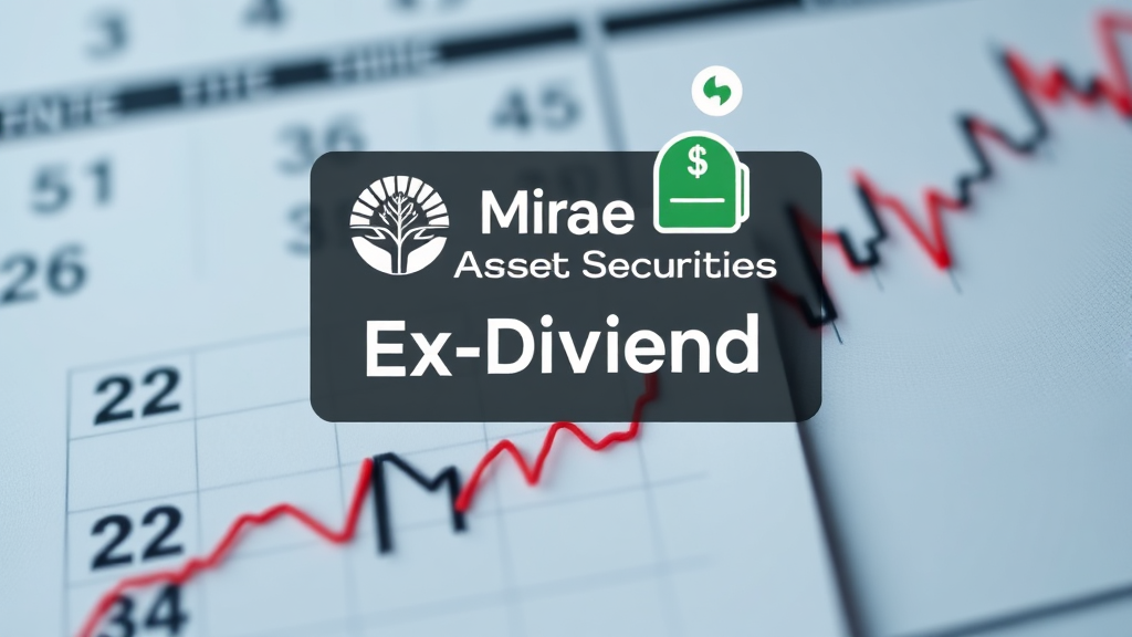 배당금 지급 일정과 권리 확보 날짜 (realistic 스타일)