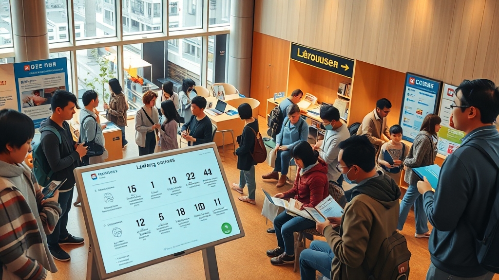 이용 가능 강좌 및 교육 기관 (realistic 스타일)