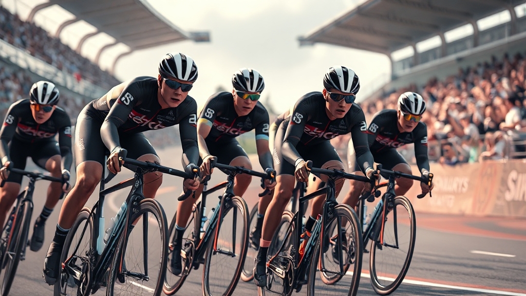 경륜 관련 핵심 용어 및 정보 (realistic 스타일)