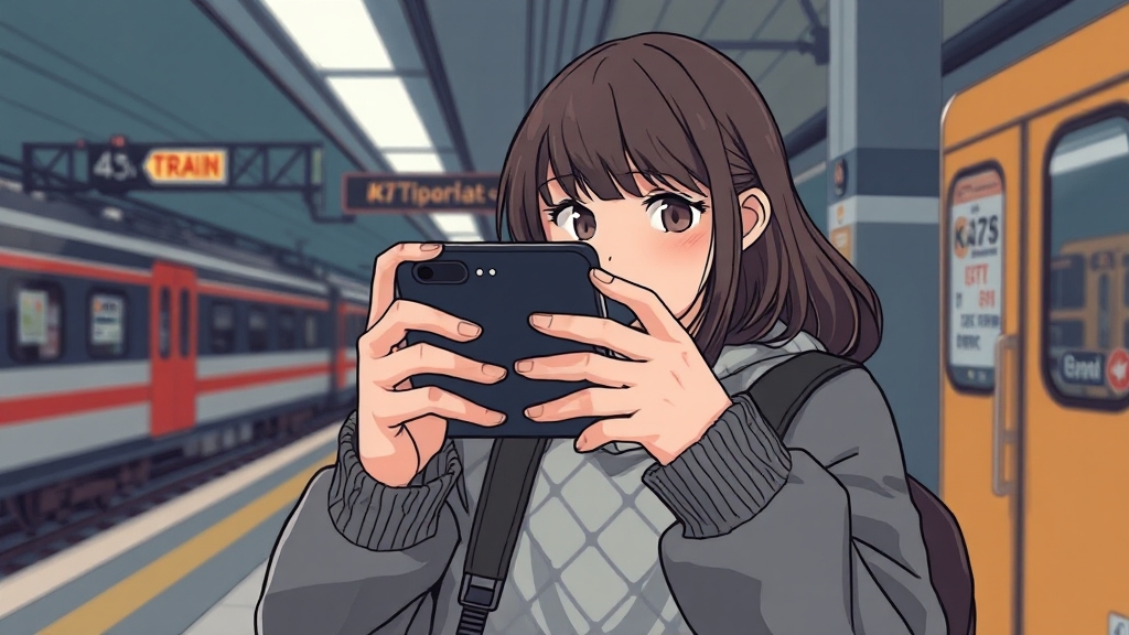 KTX 취소표, 이렇게 잡는다! (illustration 스타일)